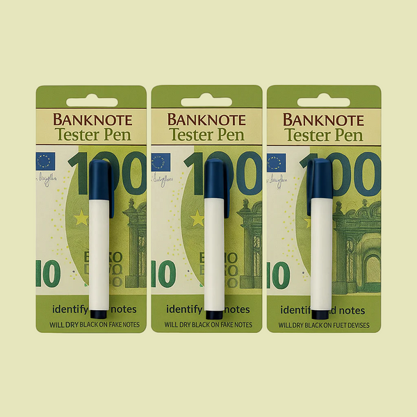 Lot de 3 feutres détecteur de faux billets en 2 secondes, pratique et rapide – Guiguiexpress
