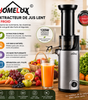 Extracteur de Jus Lent HOMELUX 120W – Pression à Froid | Slow Juicer