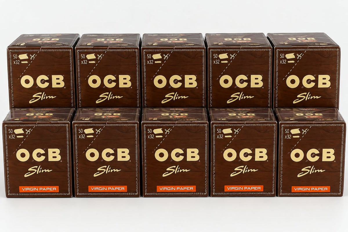3 boites de 24 mini grinder 10 ocb brun